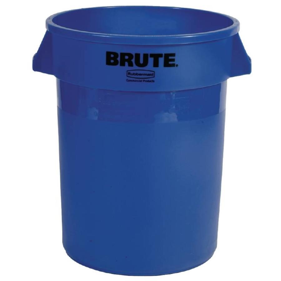Afvalbak Kunststof Blauw | 121 Liter