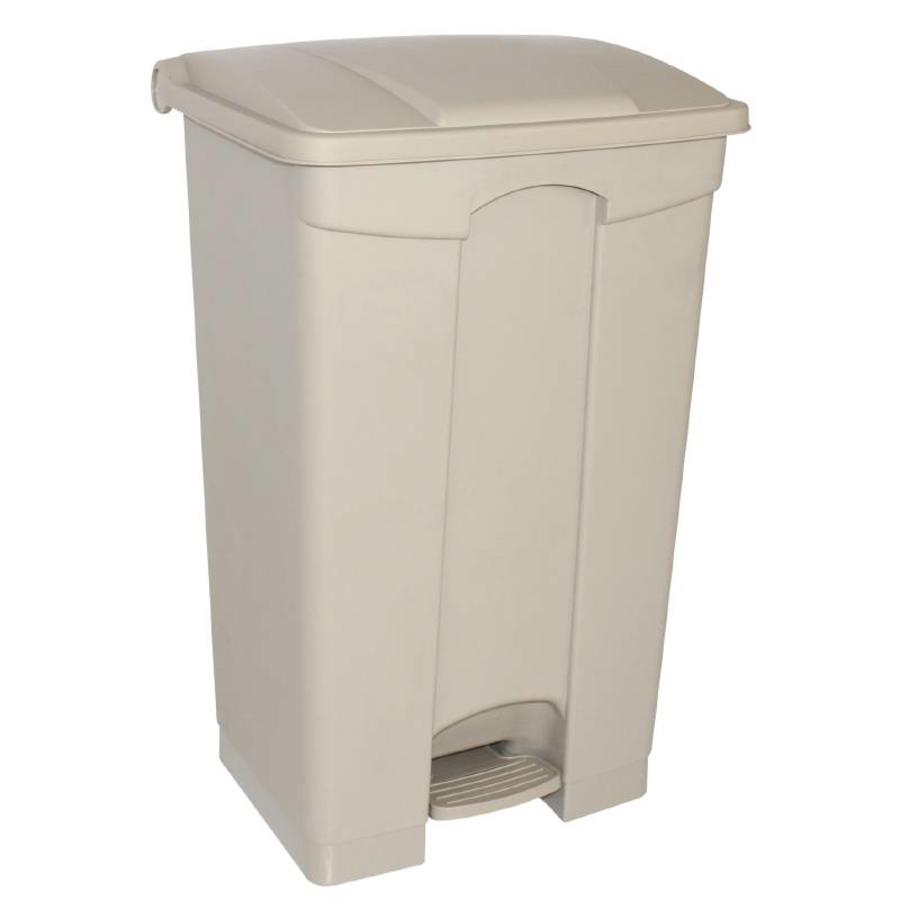 Pedal Bin Beige Plastic | 3 Formats