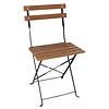 Bolero Chaise pliante en bois modèle classique | 2 pièces