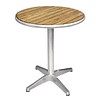 Bolero Table Round with Wooden Top | 60 cm