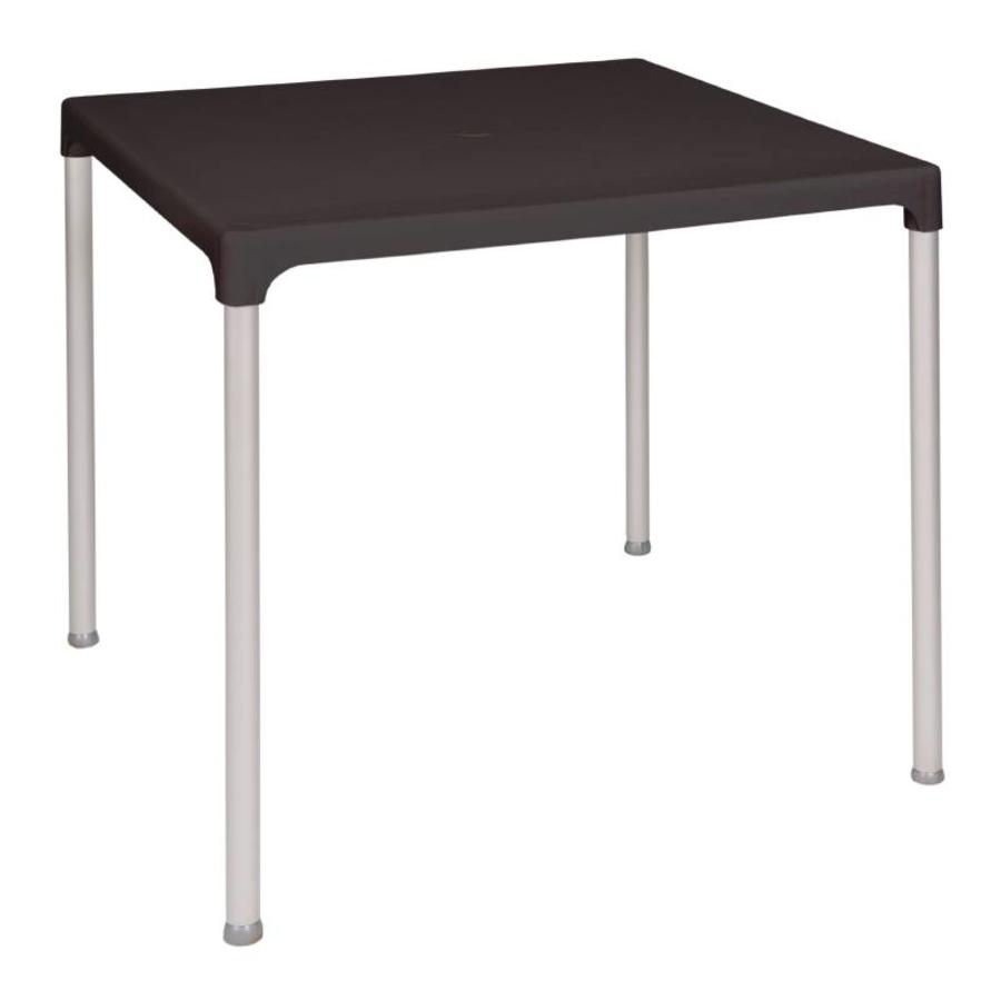 Quadratischer Tisch Schwarz | 75x75 cm