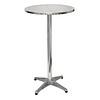 Bolero Table haute ronde en aluminium | 60 cm