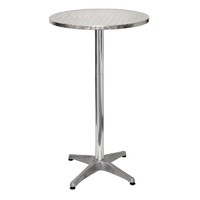 Table haute ronde en aluminium | 60 cm