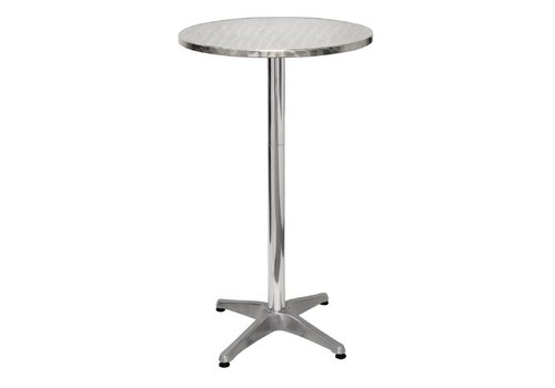  Bolero Aluminum High Table Round | 60 cm 