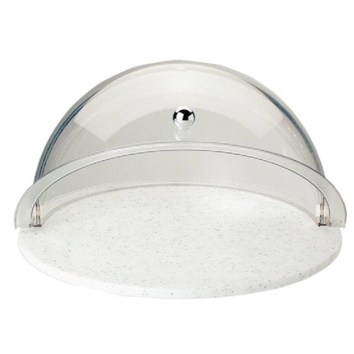  HorecaTraders Cheese platter with folding plastic lid | 38x24cm 