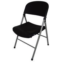 Inklapbare stoelen Kunststof Zwart | 2 Stuks