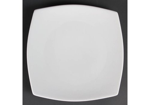  Olympia Vlakke porselein borden wit 27 cm (stuks 6) 