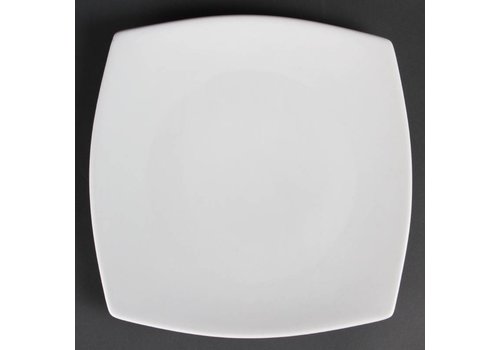  Olympia Vlakke porselein borden wit 27 cm (stuks 6) 