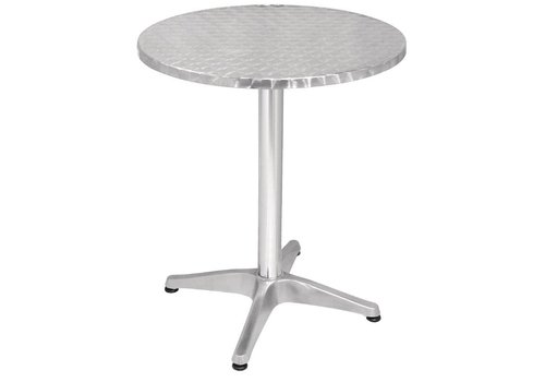  Bolero Table ronde en acier inoxydable ronde | Ø 60 cm 