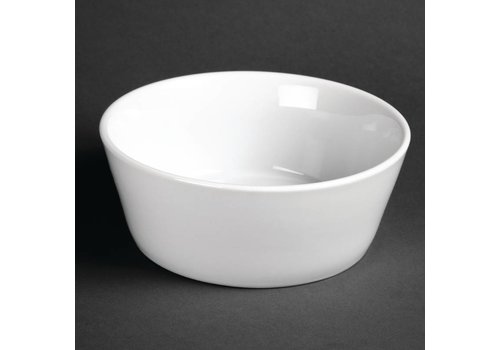  Olympia Bol en porcelaine blanc rond 15 cm | 12 pièces 