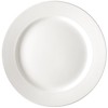 Assiette ronde en porcelaine blanche 25 cm (12 pièces)