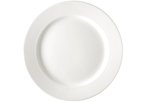  Olympia Round white porcelain plate 25 cm (12 pieces) 