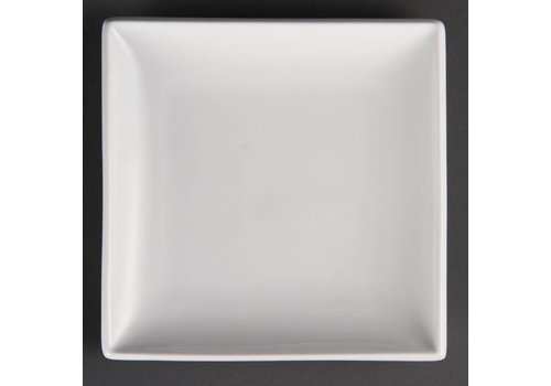  Olympia White square plate 18 cm (pieces 12) 