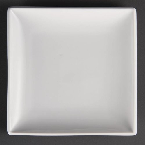 Olympia Assiette carrée blanche 18 cm (12 pièces) 
