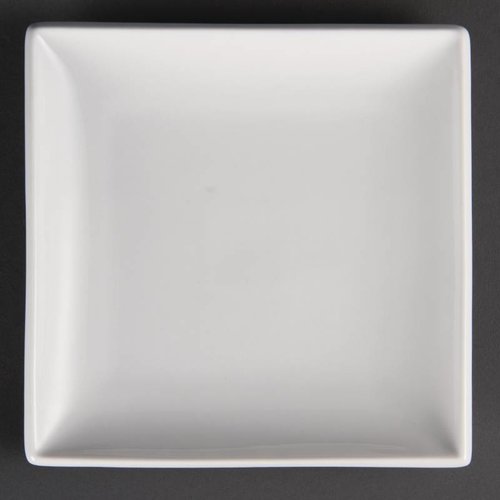  Olympia Wit vierkant bord 18 cm (stuks 12) 