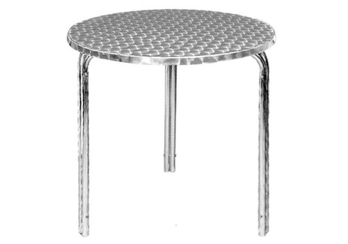  Bolero Tables empilables en acier inoxydable | 60 cm 