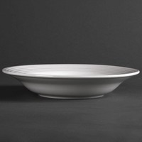 Porcelain pasta plate 23 cm (12 pieces)