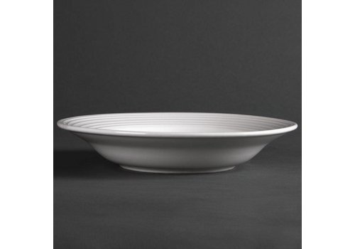  Olympia Assiette à pâtes en porcelaine 23 cm (12 pièces) 