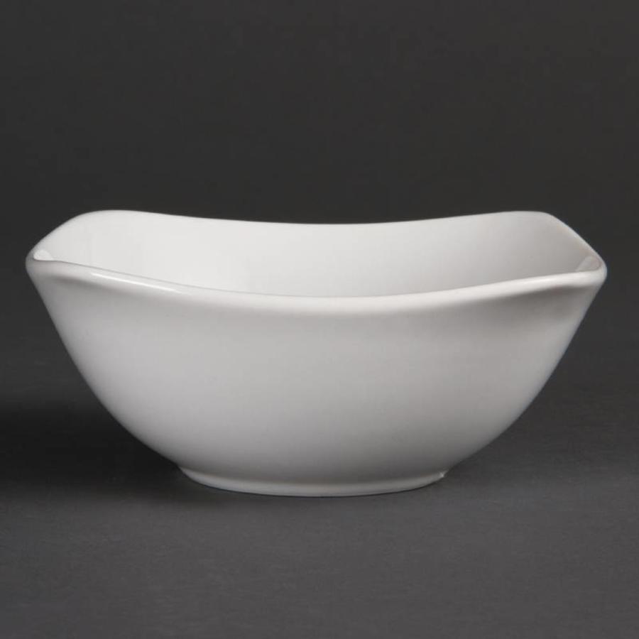 Small White Porcelain Dish 14cm | 12 pieces