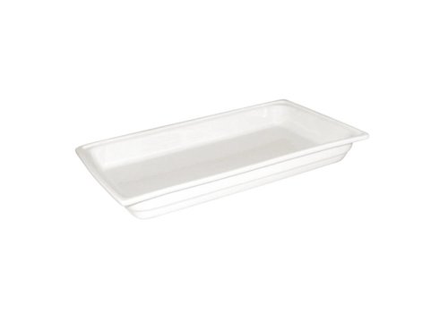  Olympia Bol Gastronorme 1/1 en porcelaine blanche 54x33cm 