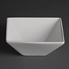 Olympia bol carré en porcelaine blanche 17 cm (12 pièces)