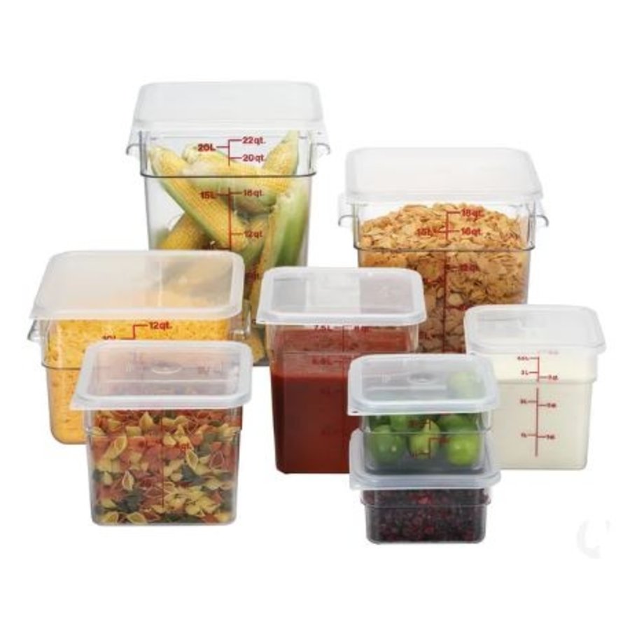 Food containers polycarbonate with graduations |