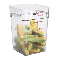 Polycarbonate food containers with measuring lines |