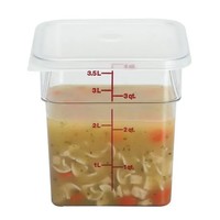 Polycarbonate food containers with measuring lines |