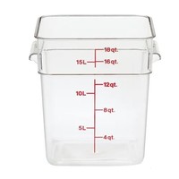 Polycarbonate food containers with measuring lines |