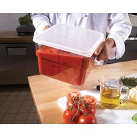 Couvercle pour récipient alimentaire en polycarbonate | 6 pièces | 3 formats