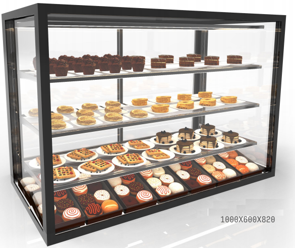 Buy Neutral display case with 3 shelves | Available in 7 sizes ...