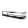 HorecaTraders Neutrale vitrine | Beschikbaar in 6 maten | LED verlichting | Verhard glas