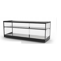 Neutral showcase | Available in 6 sizes | LED lighting | Tempered glass