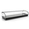 HorecaTraders Neutral display case | Available in 4 sizes | LED lighting