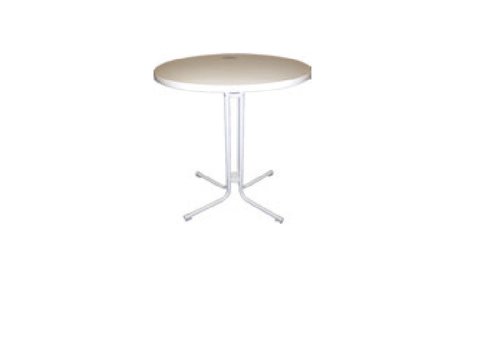  HorecaTraders Table de bar pliable pour restauration avec plateau gris 