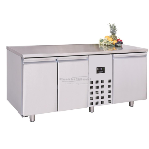  Combisteel Établi réfrigéré 3 portes | 178,5 x 70 x 85 (L x P x H) 