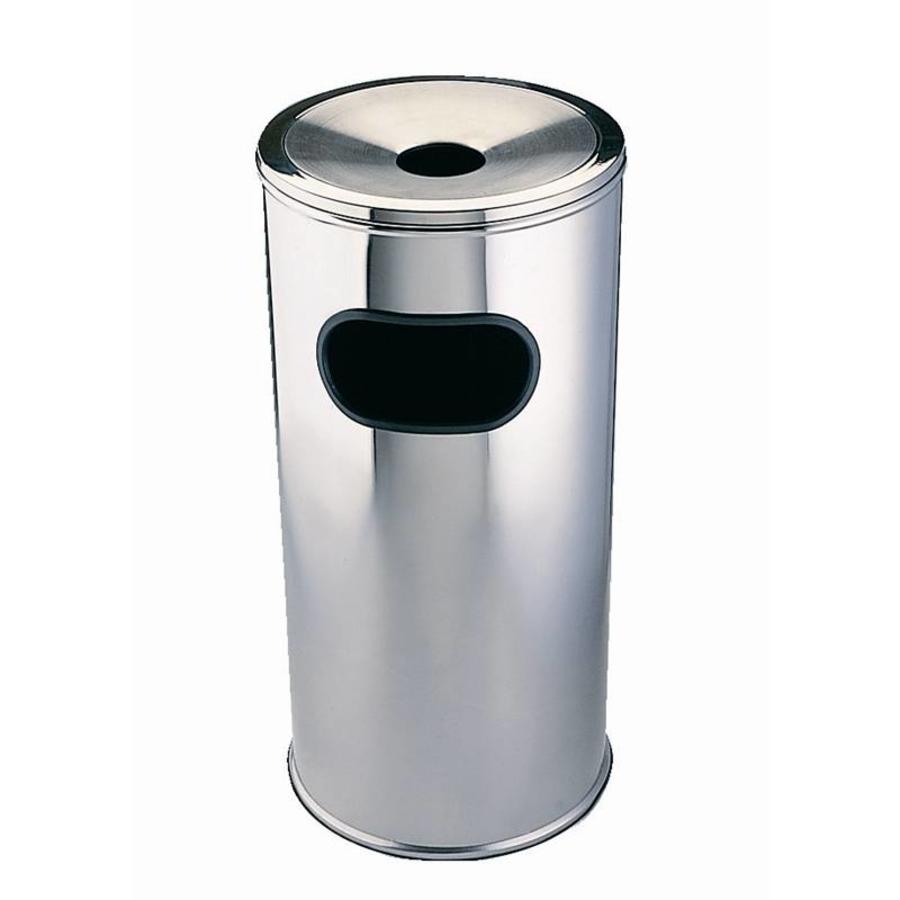 Round Waste Bin with Ashtray | 2 sizes
