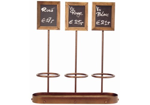  Securit Wine rack display - 3 Bottles 