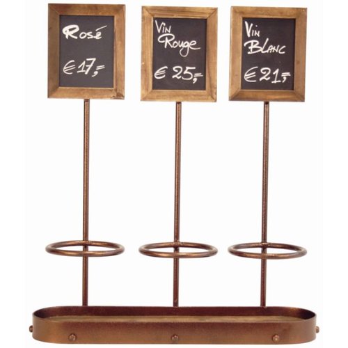  Securit Wine rack display - 3 Bottles 