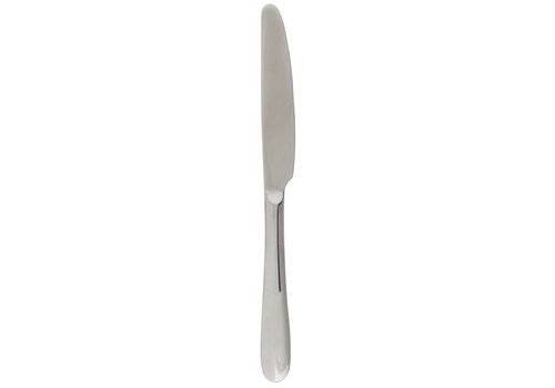  HorecaTraders Shiny Table Knife 22.5cm Stainless Steel | 12 pieces 