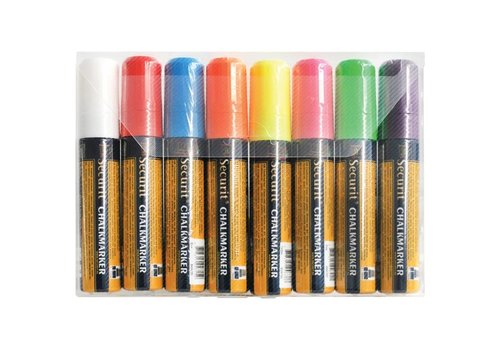  Securit Marker set Erasable | 8 Colors 