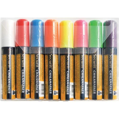  Securit Marker set Erasable | 8 Colors 