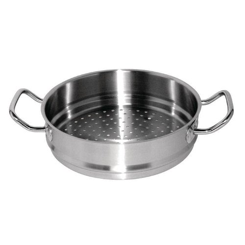  Vogue Stainless steel steam insert | 28cm Ø 