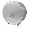 Jantex Stainless Steel Jumbo Toilet Roll Dispenser with lock