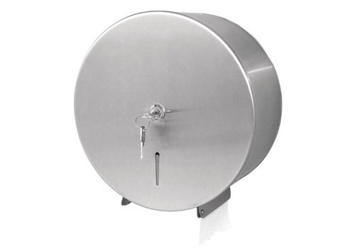  Jantex Distributeur de papier toilette géant en acier inoxydable avec serrure 