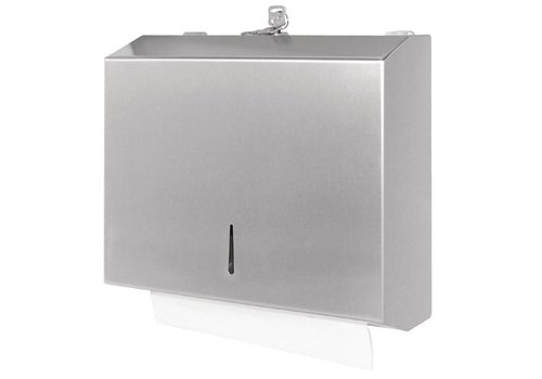  Jantex Stainless steel paper towel dispenser with lock 