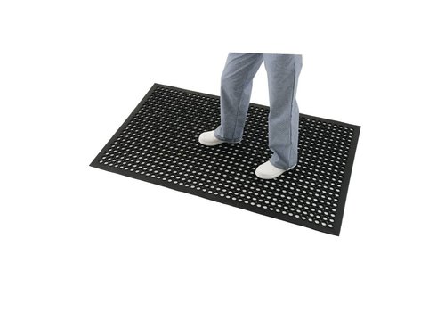  HorecaTraders Anti-fatigue mat Black | 90 x 150 cm 