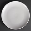 Olympia Assiettes traiteur rondes blanches 25 cm (12 pièces)