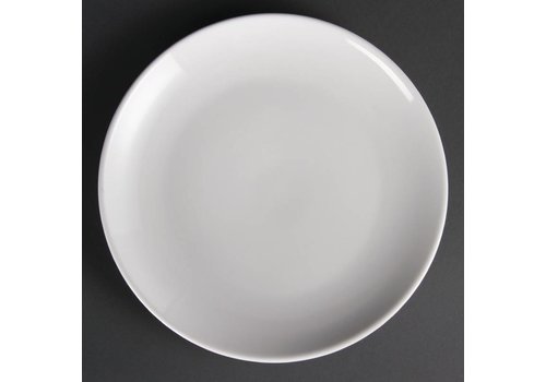  Olympia White round catering plates 25 cm (pieces 12) 