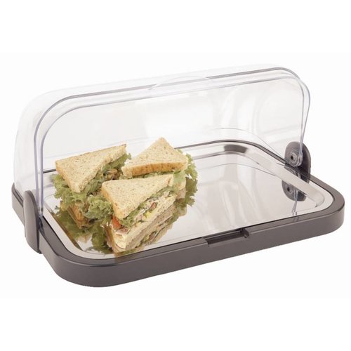  HorecaTraders Chilled serving tray | stainless steel 